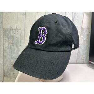 Boston Red Sox Black Adjustable Baseball Cap MLB B Logo Hat
